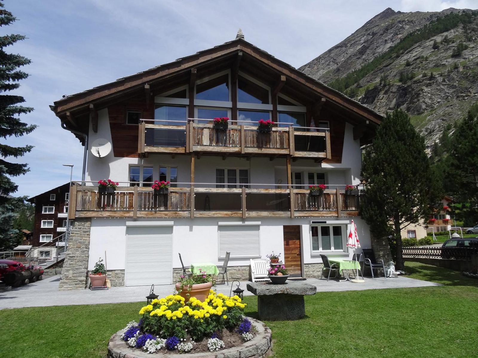 Chalet Wiesengrund Edelweiss 6P Saas-Almagell Eksteriør billede